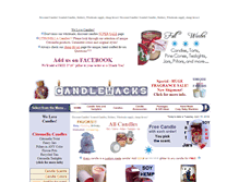 Tablet Screenshot of candlewacks.com